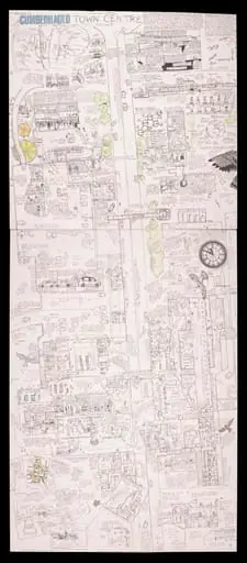 Dialectogram of the Cumbernauld Town Centre