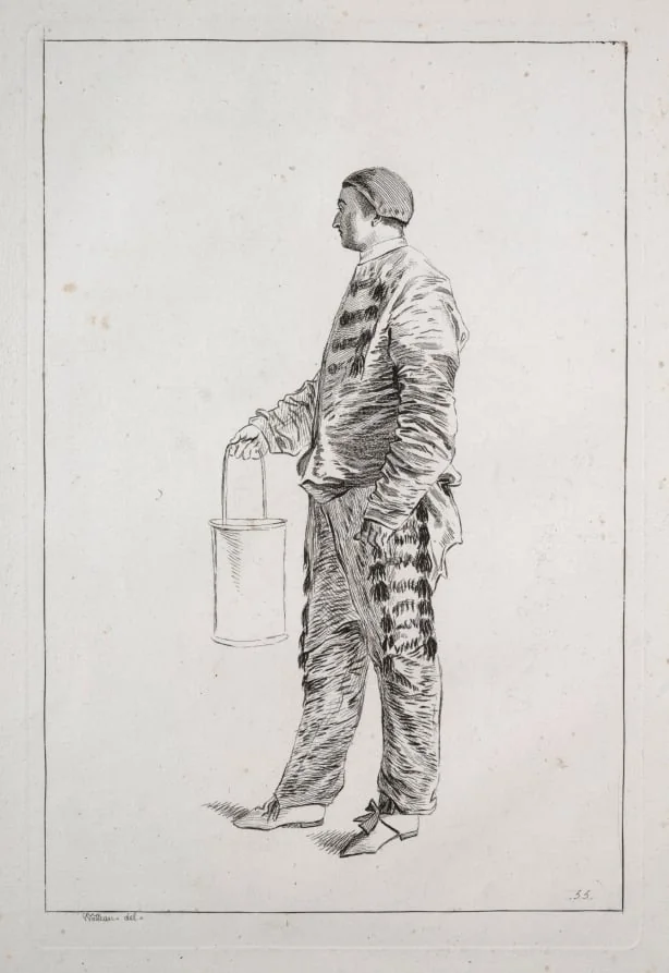 Man Standing, by Unknown, 1704