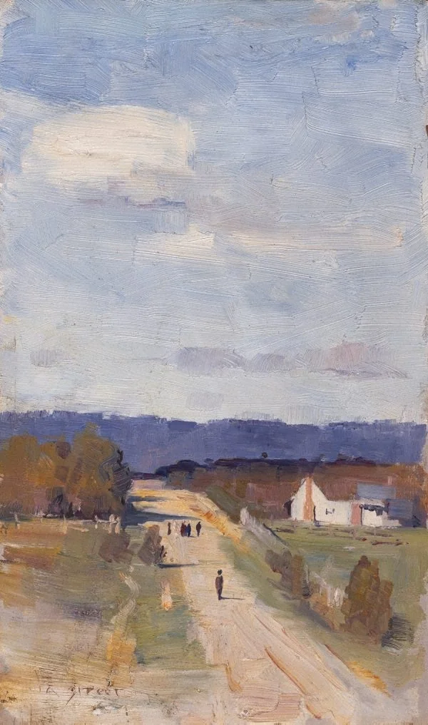 A road to the ranges, by Arthur Streeton, unspecified, 1895