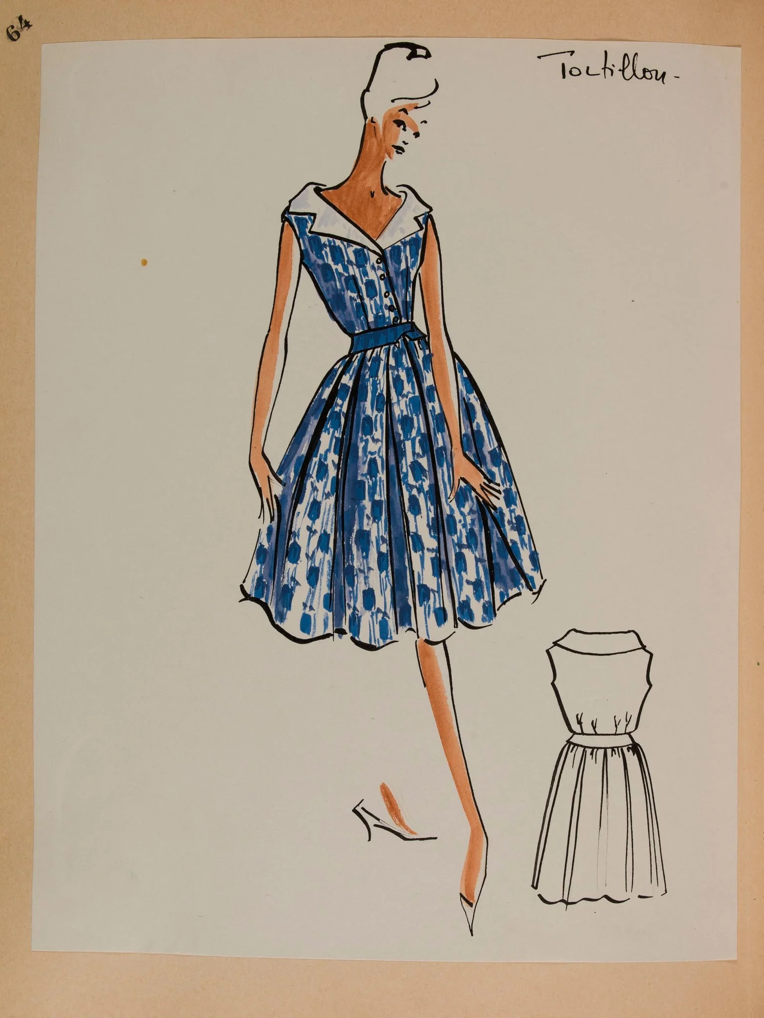 Tortillon, by Marie-Louise Carven, 1958