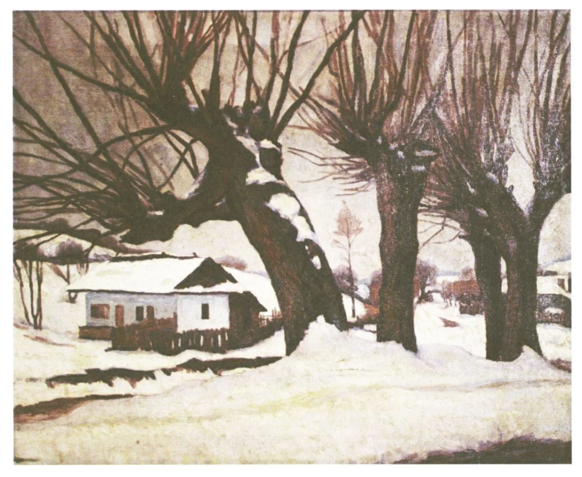 Peisaj de iarnă, by Camil Ressu, unspecified, 1916