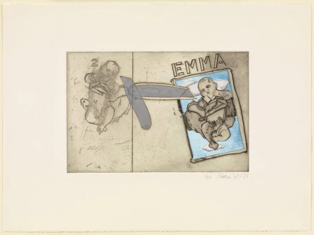 Untitled, by Larry Rivers, ink, 1971