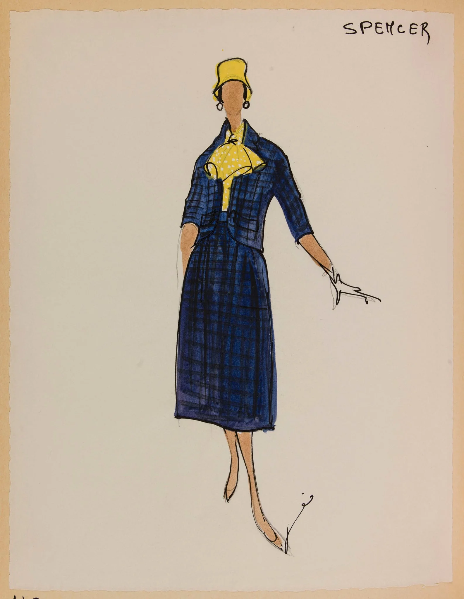 Spencer, by Carven, 1956