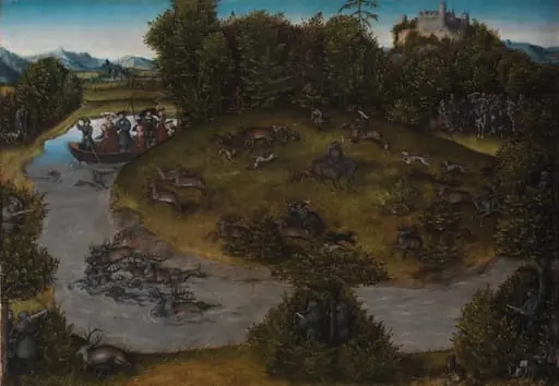 The Stag Hunt of the Elector Frederic the Wise (1463-1525) of Saxony