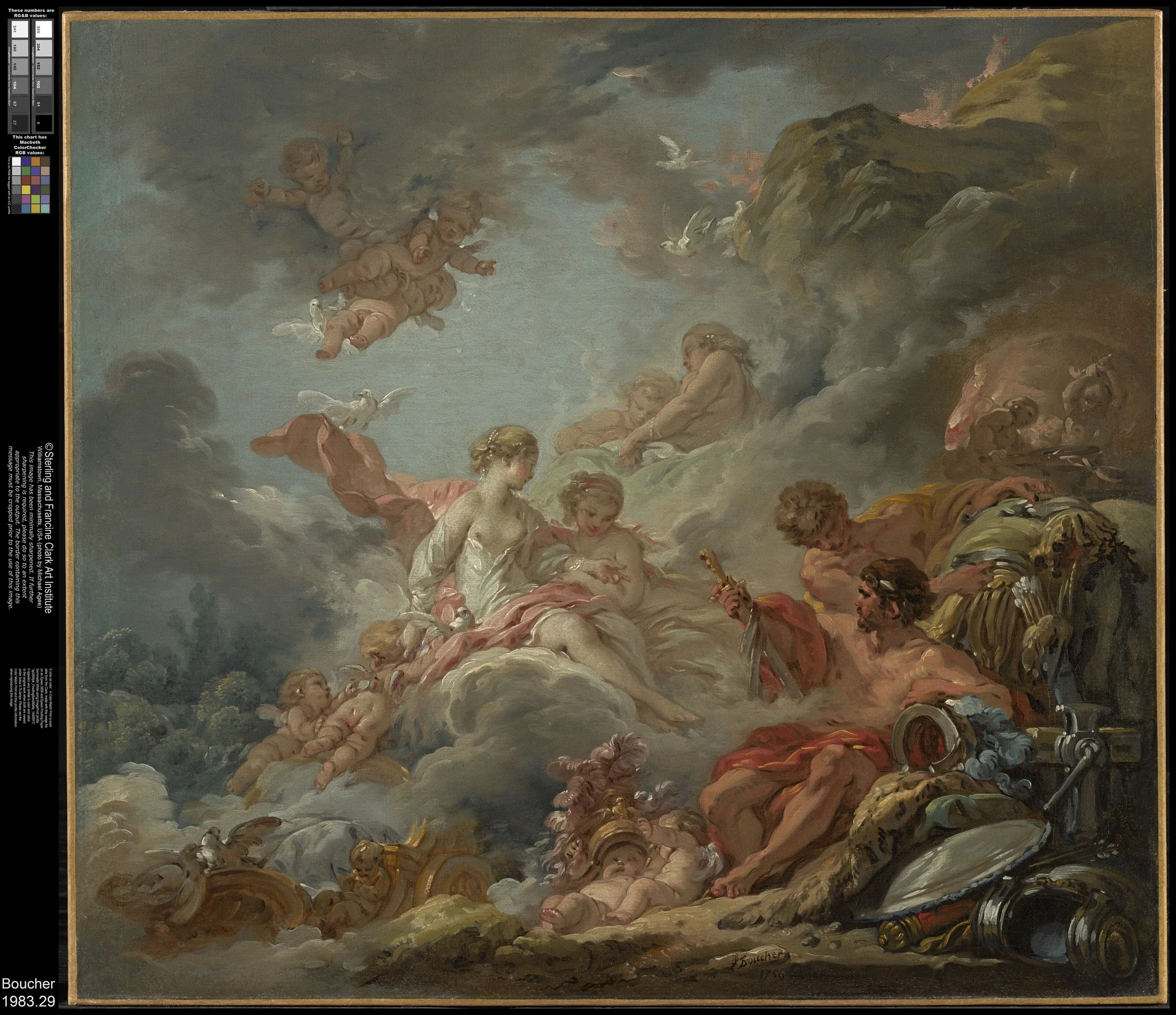 Vulcan Presenting Arms to Venus for Aeneas