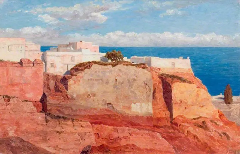 An Old Wall and Buildings, Algiers