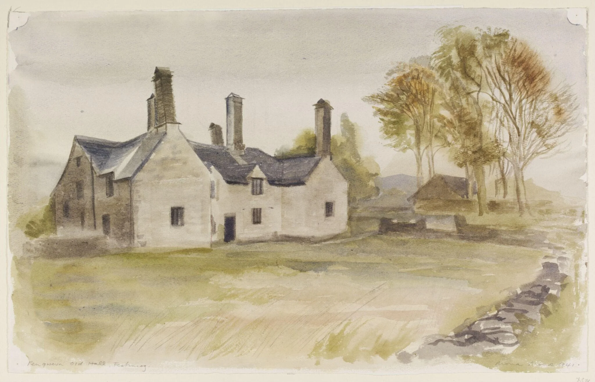 Pengwern Old Hall, Festiniog, Merionethshire
