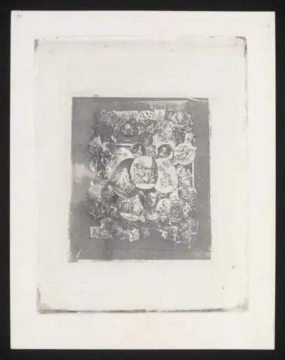 Exp. 670: Composite of oval portrait prints and engravings