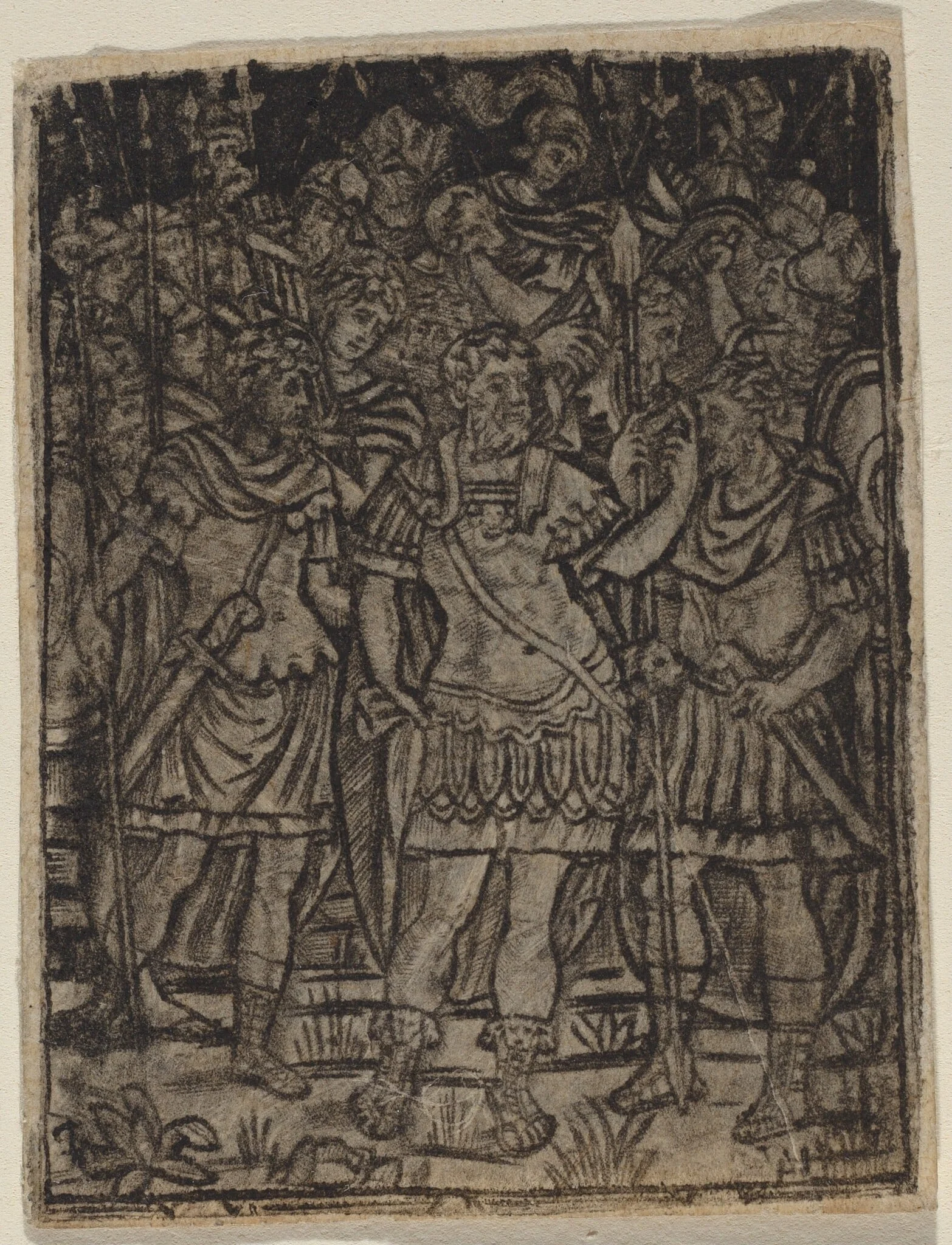 Roman General Addressing His Troops, by Italian 16th Century, 1520