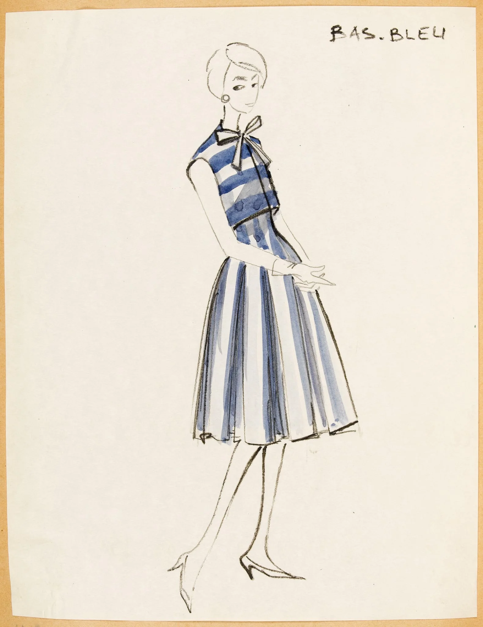 Bas-bleu, by Marie-Louise Carven, 1957