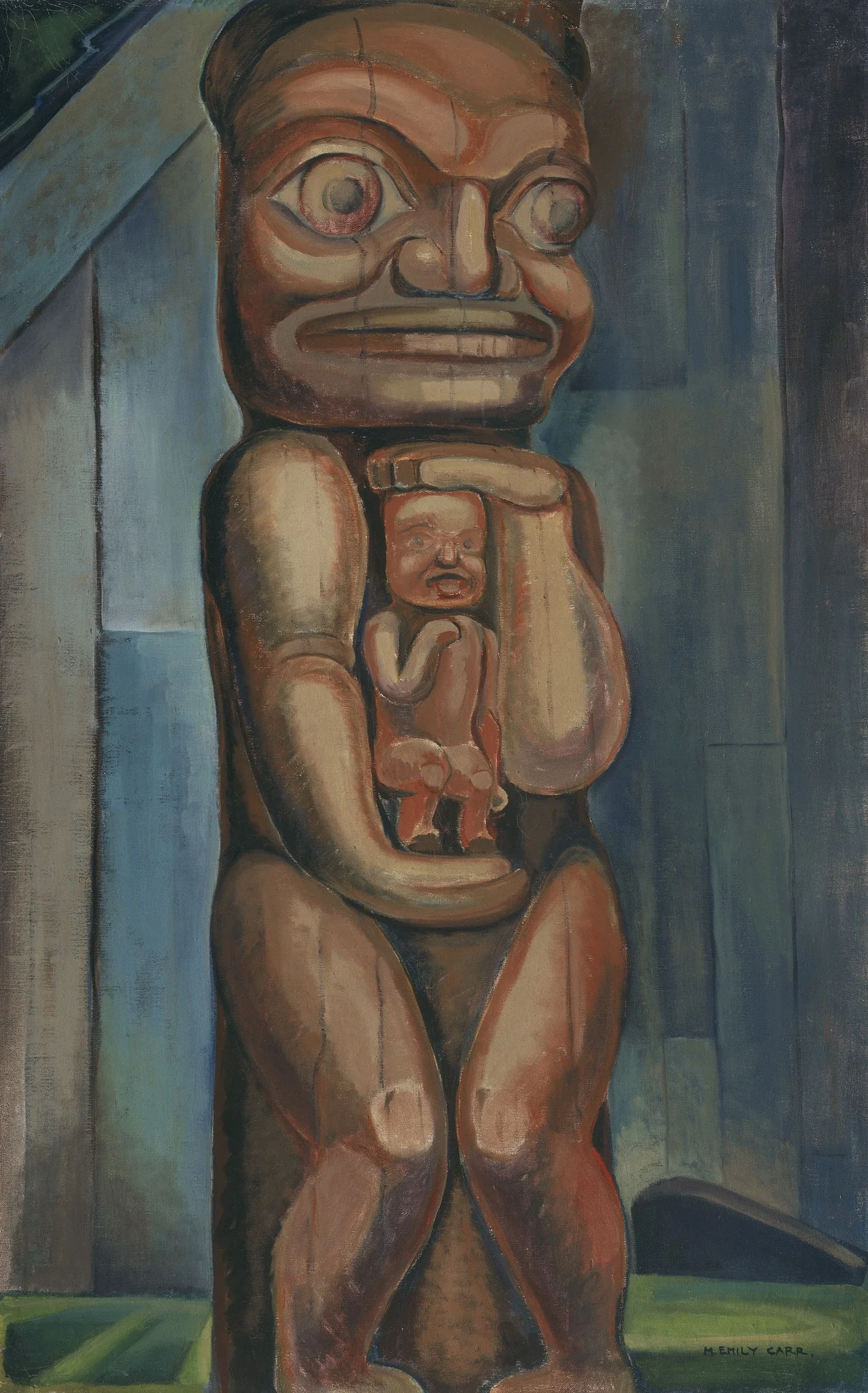 Totem Mother, by Emily Carr, oil, 1928