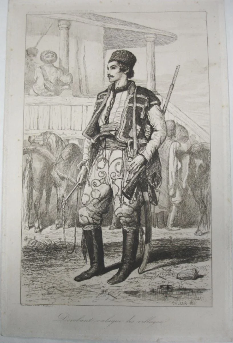 Dorobant valaque des villages, by Unknown, unspecified, 1855
