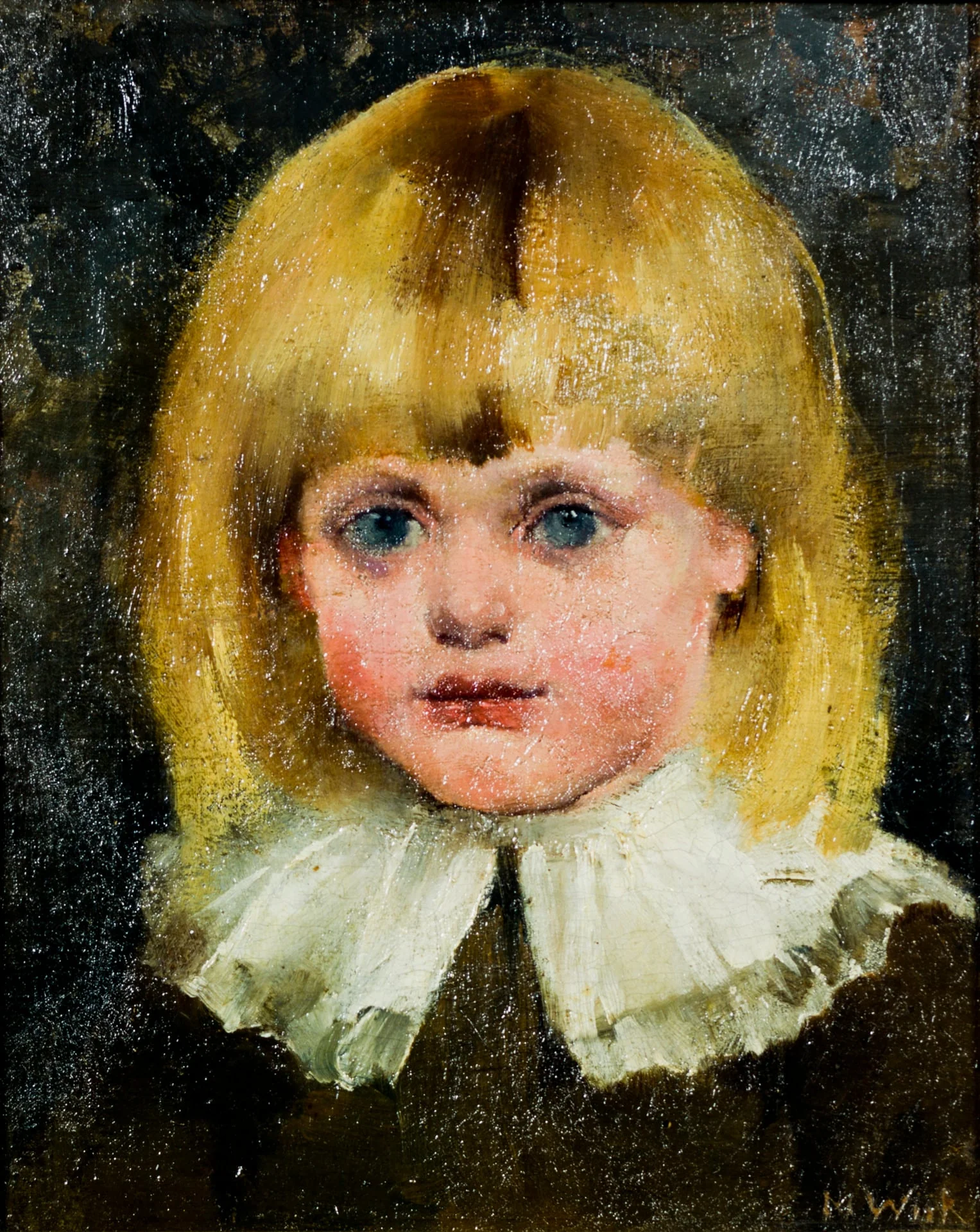 Tytön pää (Hilja Tukiainen), by Maria Wiik