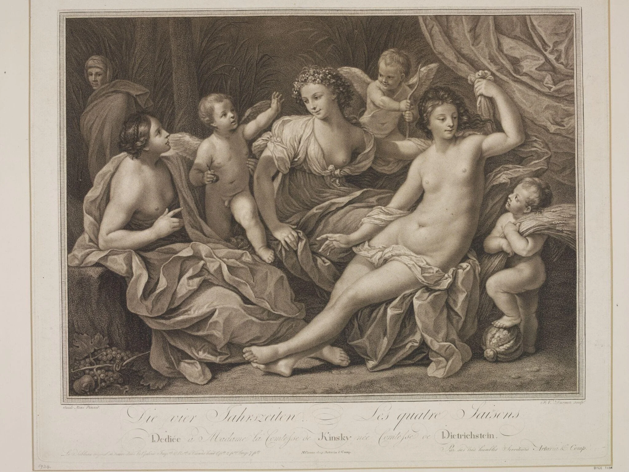 The Four Seasons, by Franz Valentin Durmer, 1850