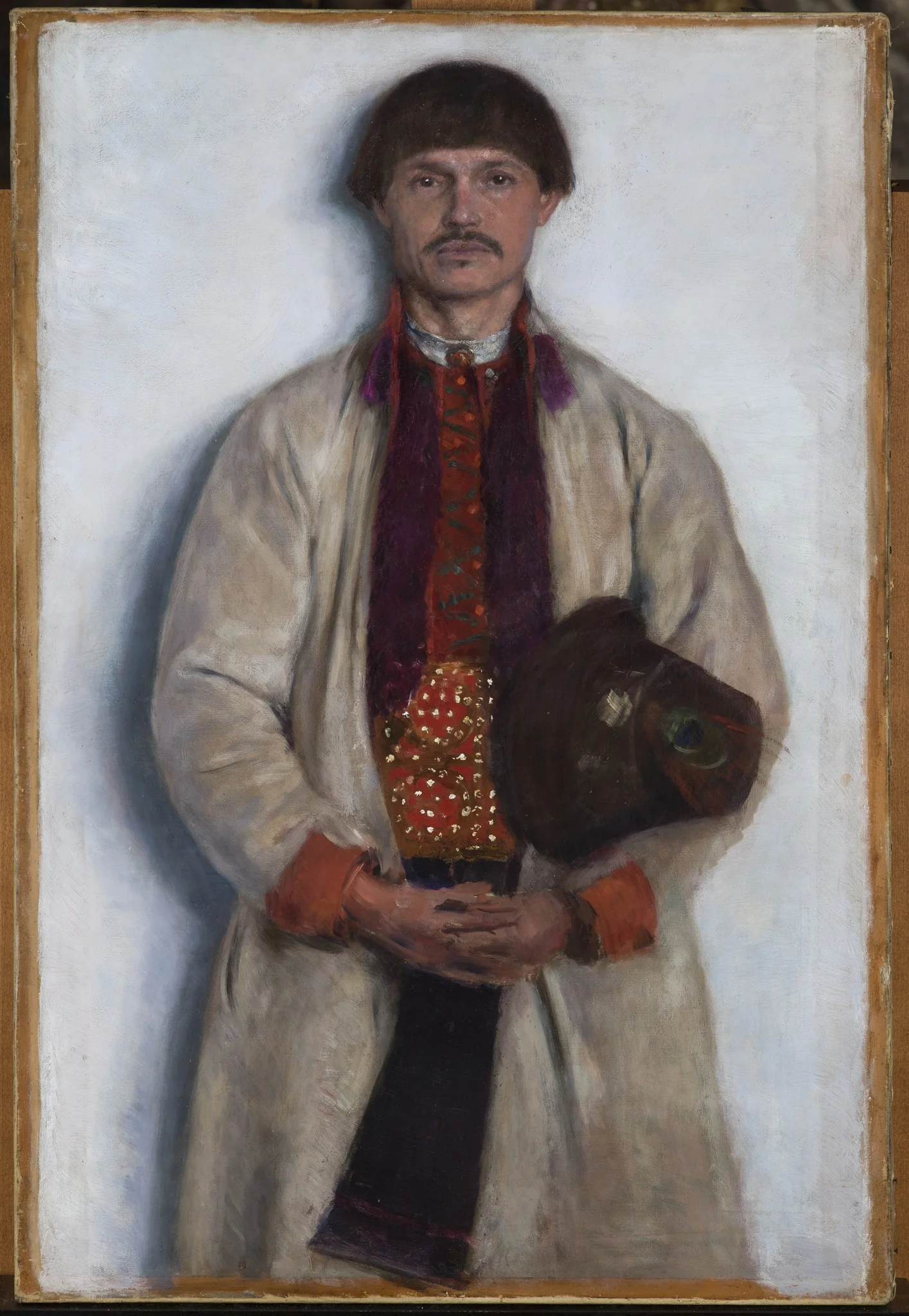 Peasant from Bronowice, by Aleksander Gierymski, oil, 1898