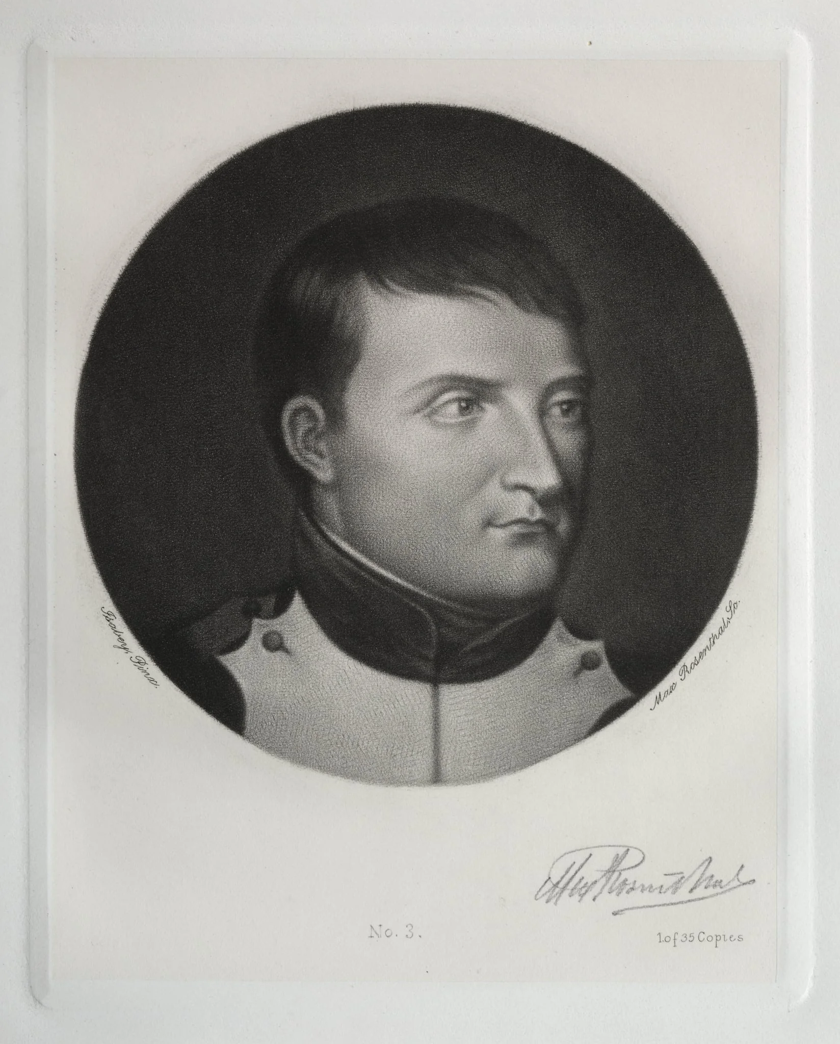 Napoleon Bonaparte, by Max Rosenthal, 1883