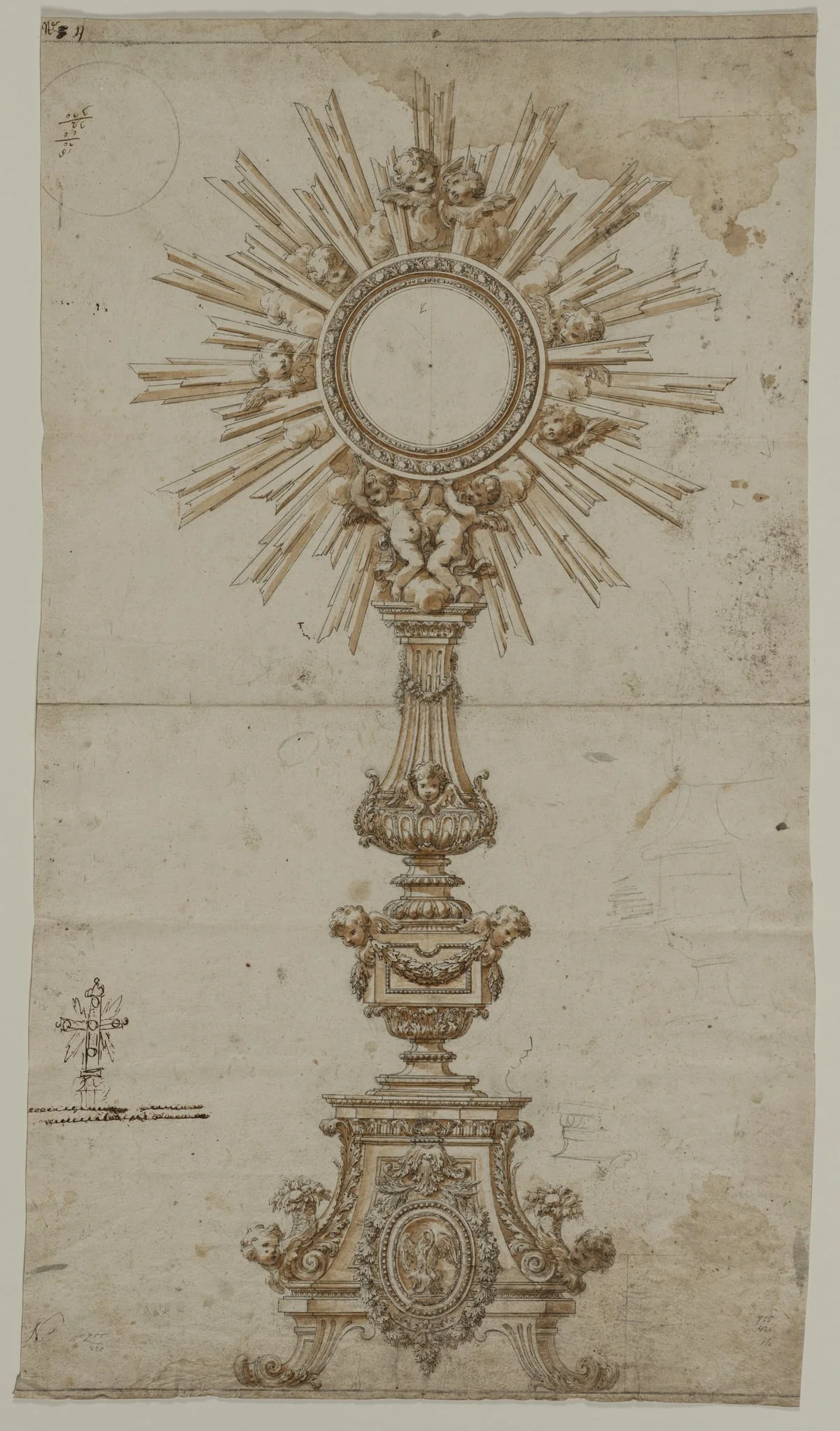 Design for a Monstrance, by Unknown, 1604