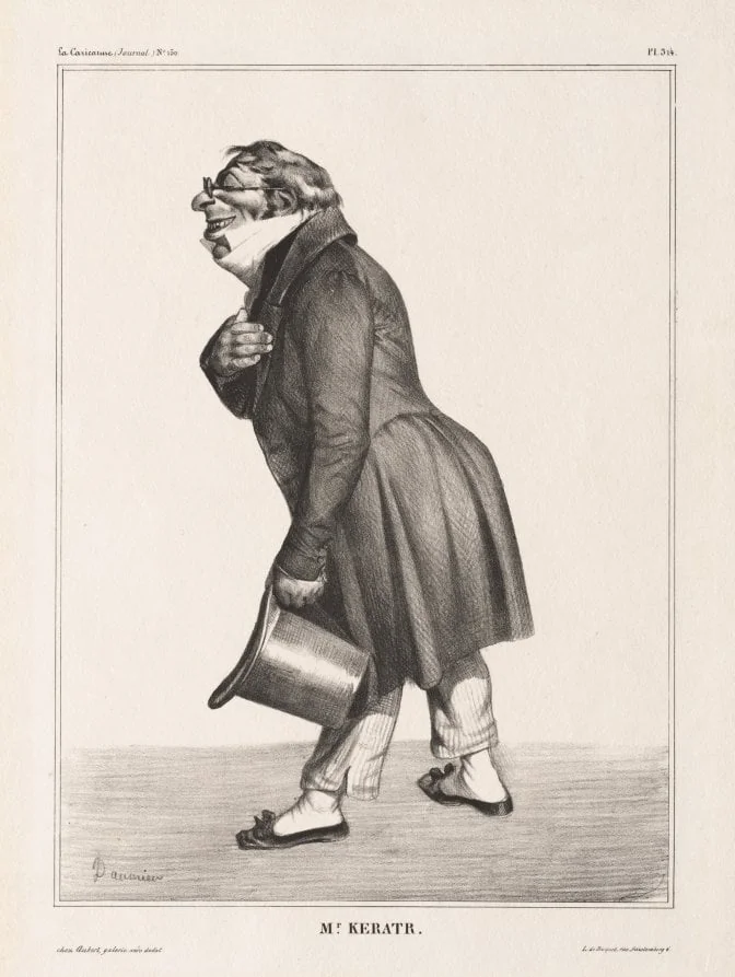 Mr. Keratr., by Honoré Daumier, 1833