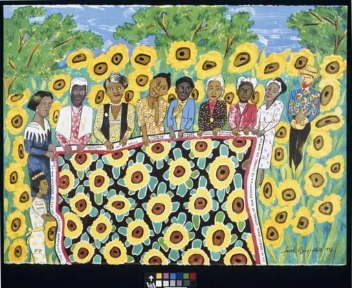 Sunflower Quilting Bee at Arles