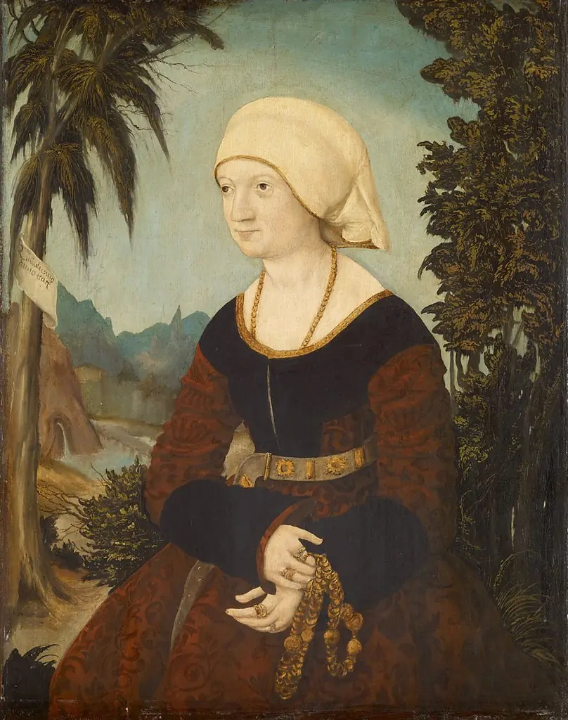 Portrait of an unknown woman