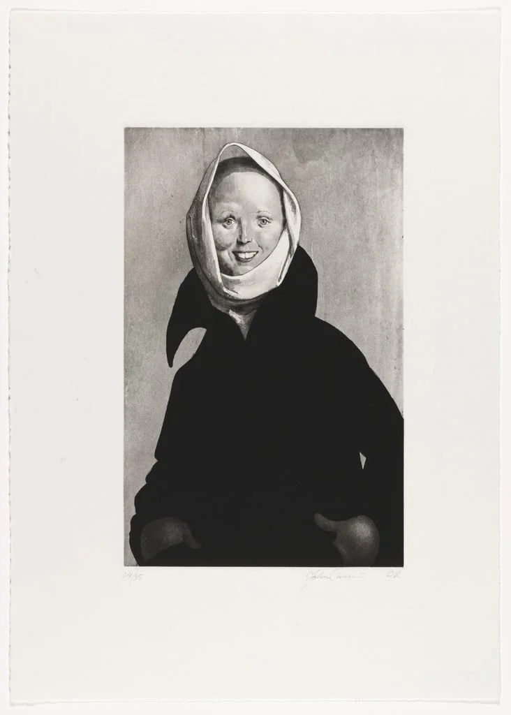Untitled, by John Currin, ink, 2003
