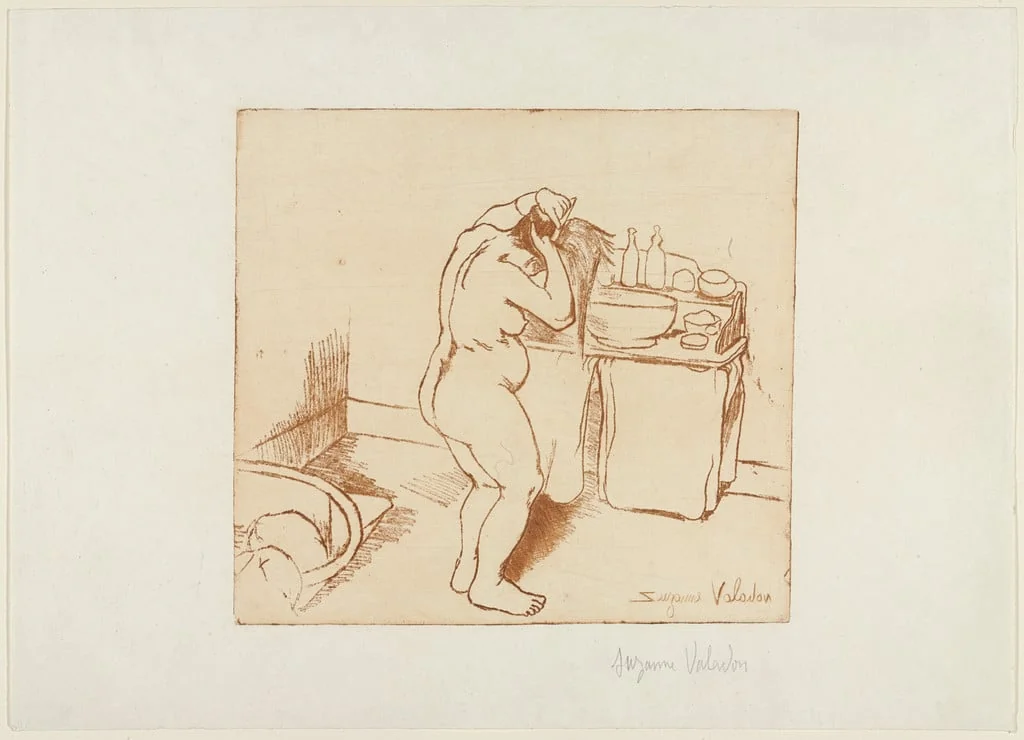 Untitled, by Suzanne Valadon, ink, 1895
