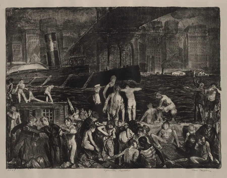 Splinter Beach, by George Bellows, 1916