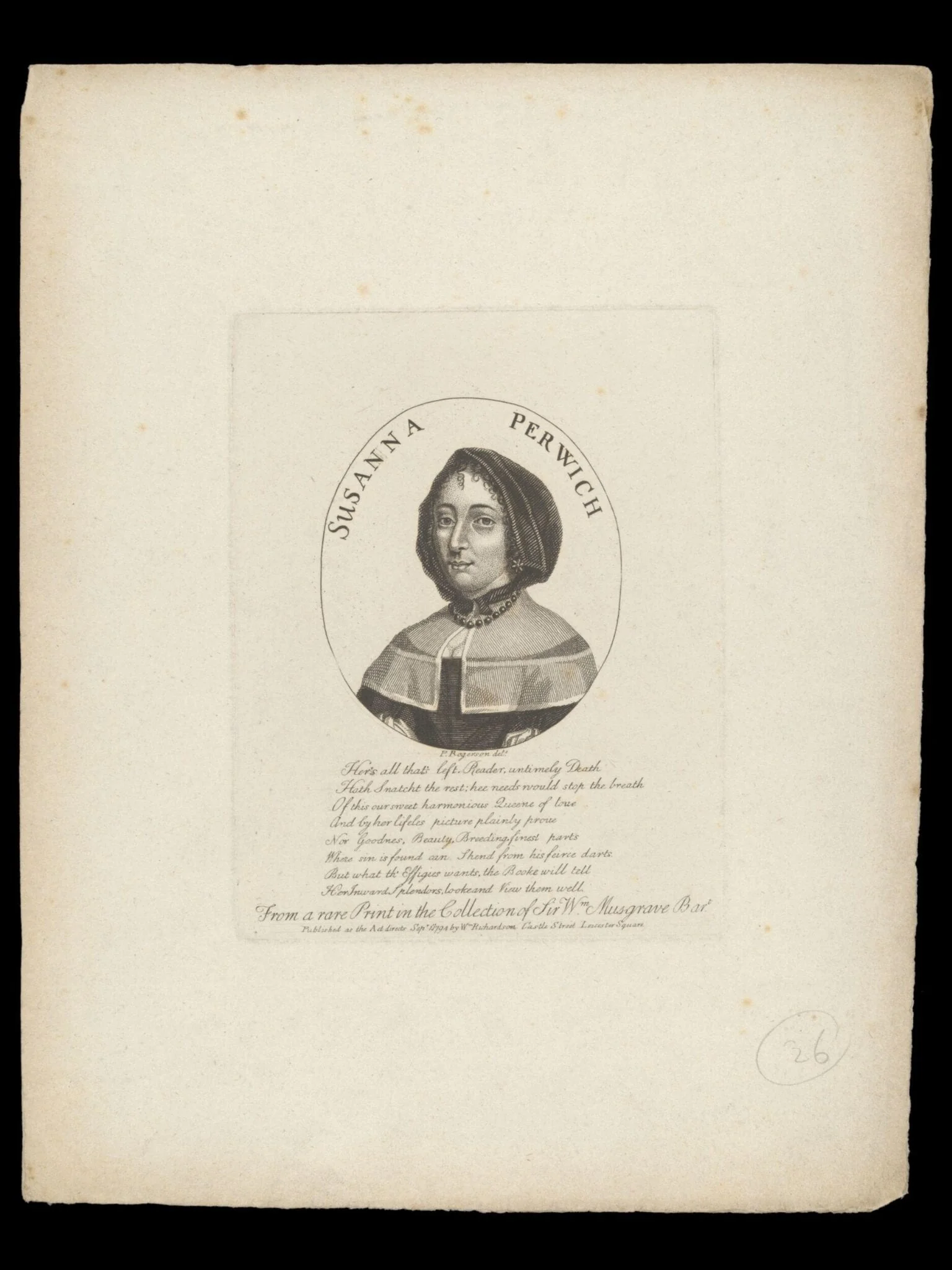 H Beard Print Collection, by P. Rogerson, 1