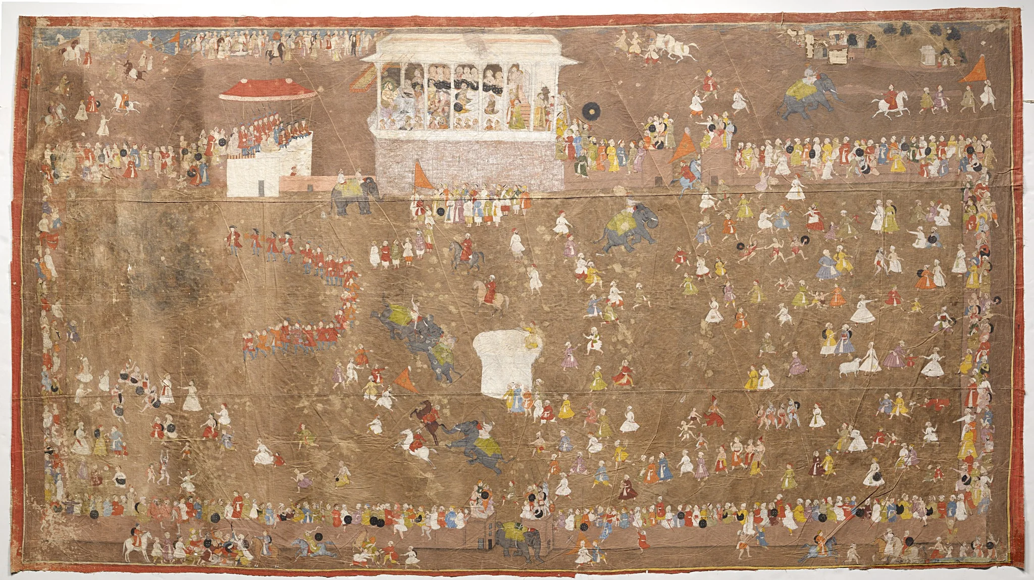 Maharana Sangram Singh of Udaipur Entertaining Members of the Dutch East India Company led by Johan Josua Ketelaar in 1711