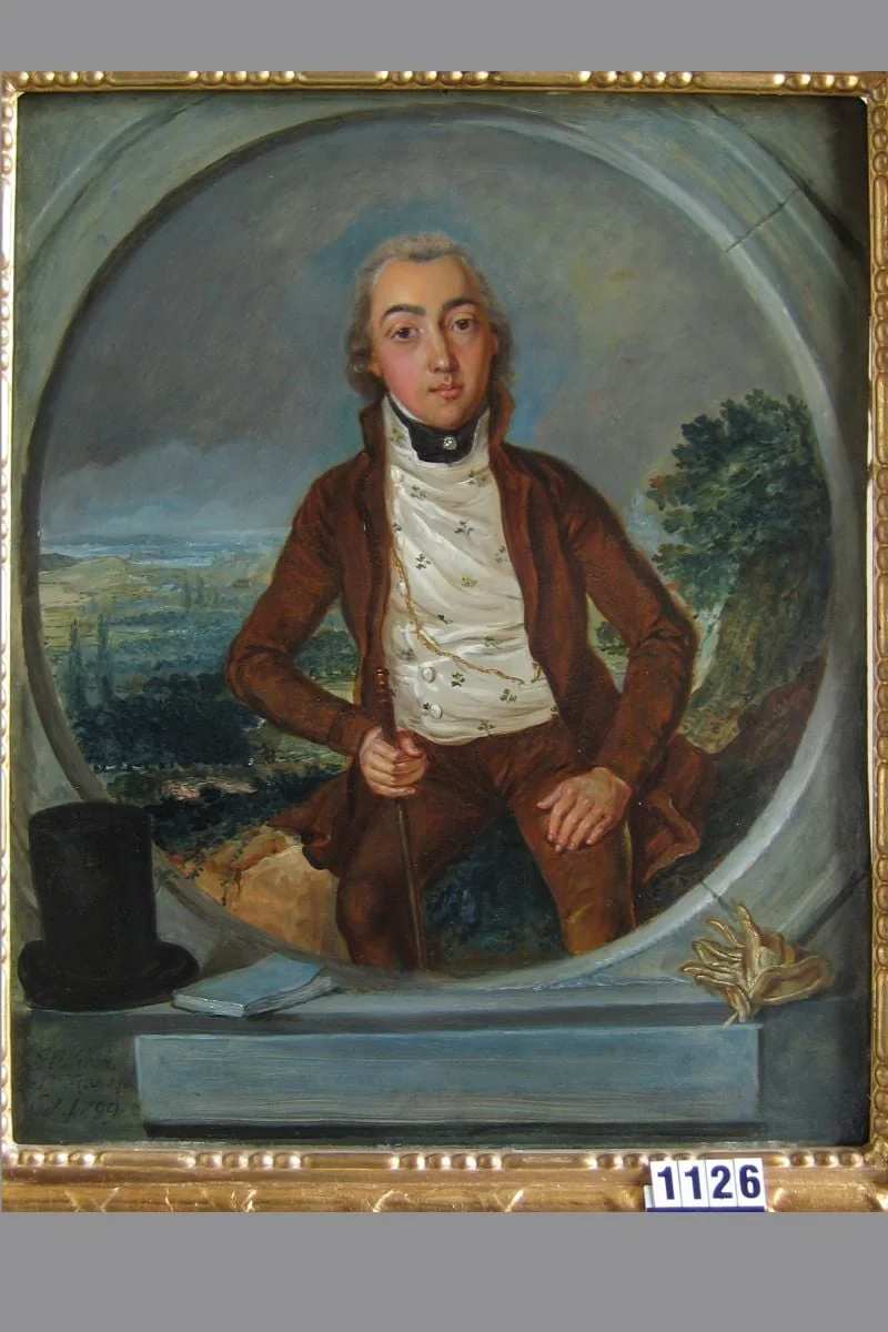 Baronul Michael Josef von Brukenthal, by Johann Martin Stock