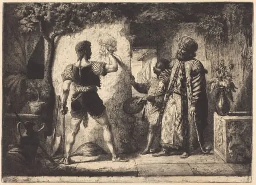 Fra Filippo Lippi, Enslaved in Algiers, Painting a Portrait of His Captor