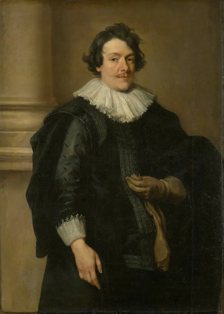 Portrait of a Man in Black before a Column