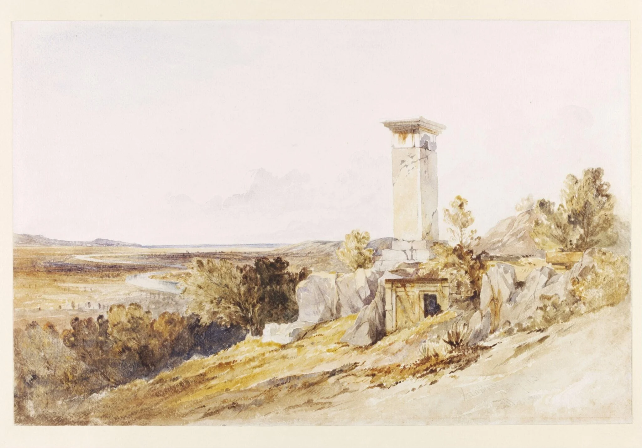 Xanthus, by Harry John Johnson, watercolor, 1843