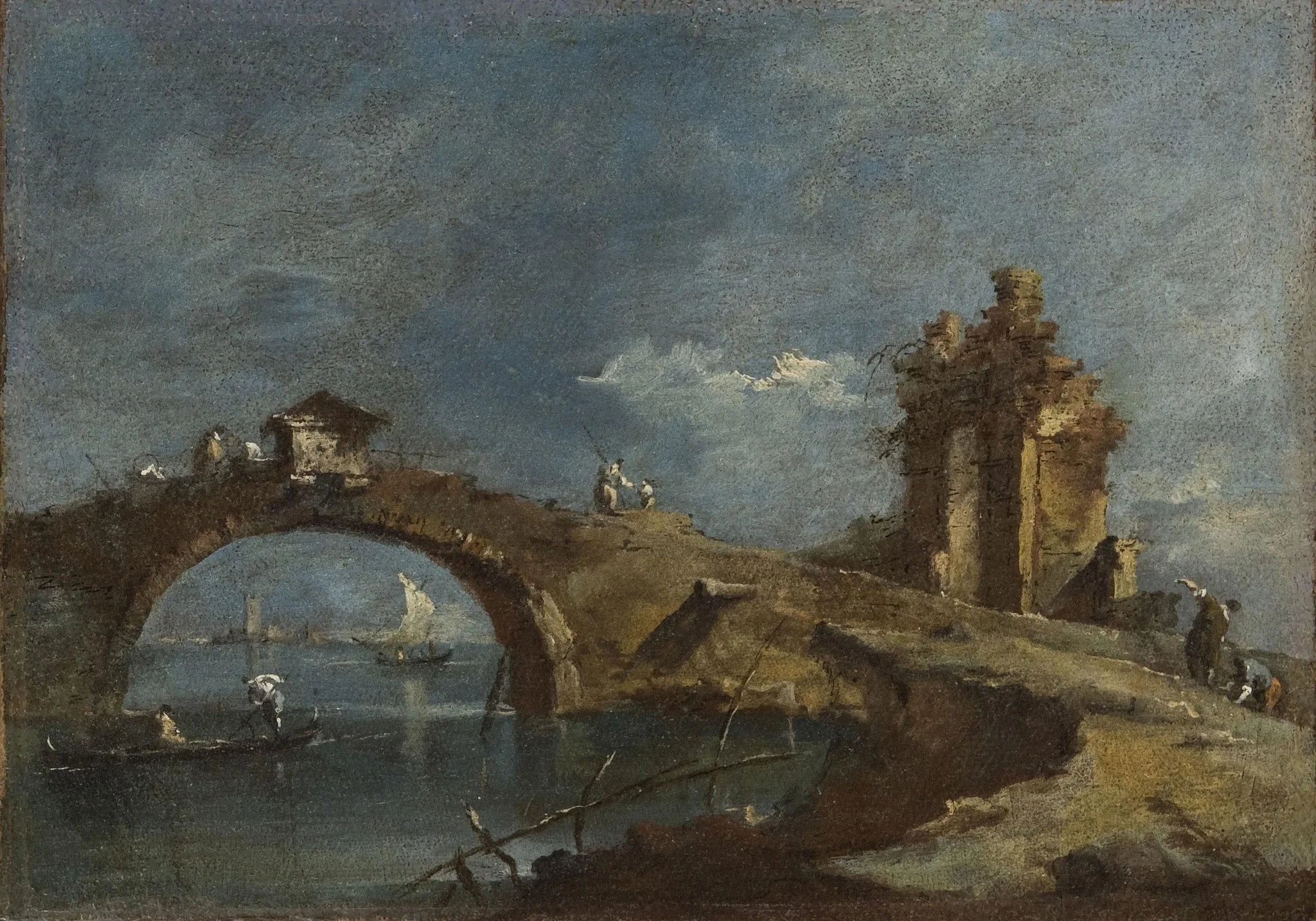 Capriccio with a Bridge