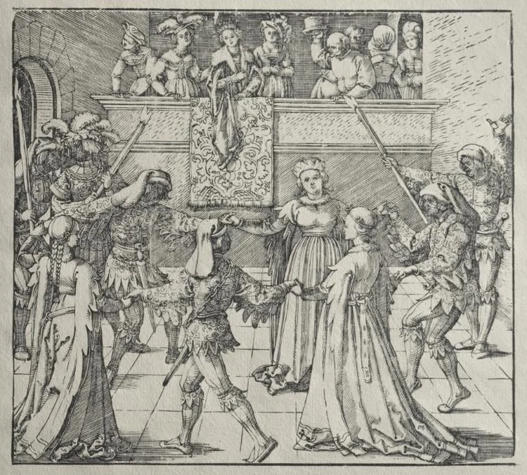 The Masquerade, by Albrecht Dürer, 1509