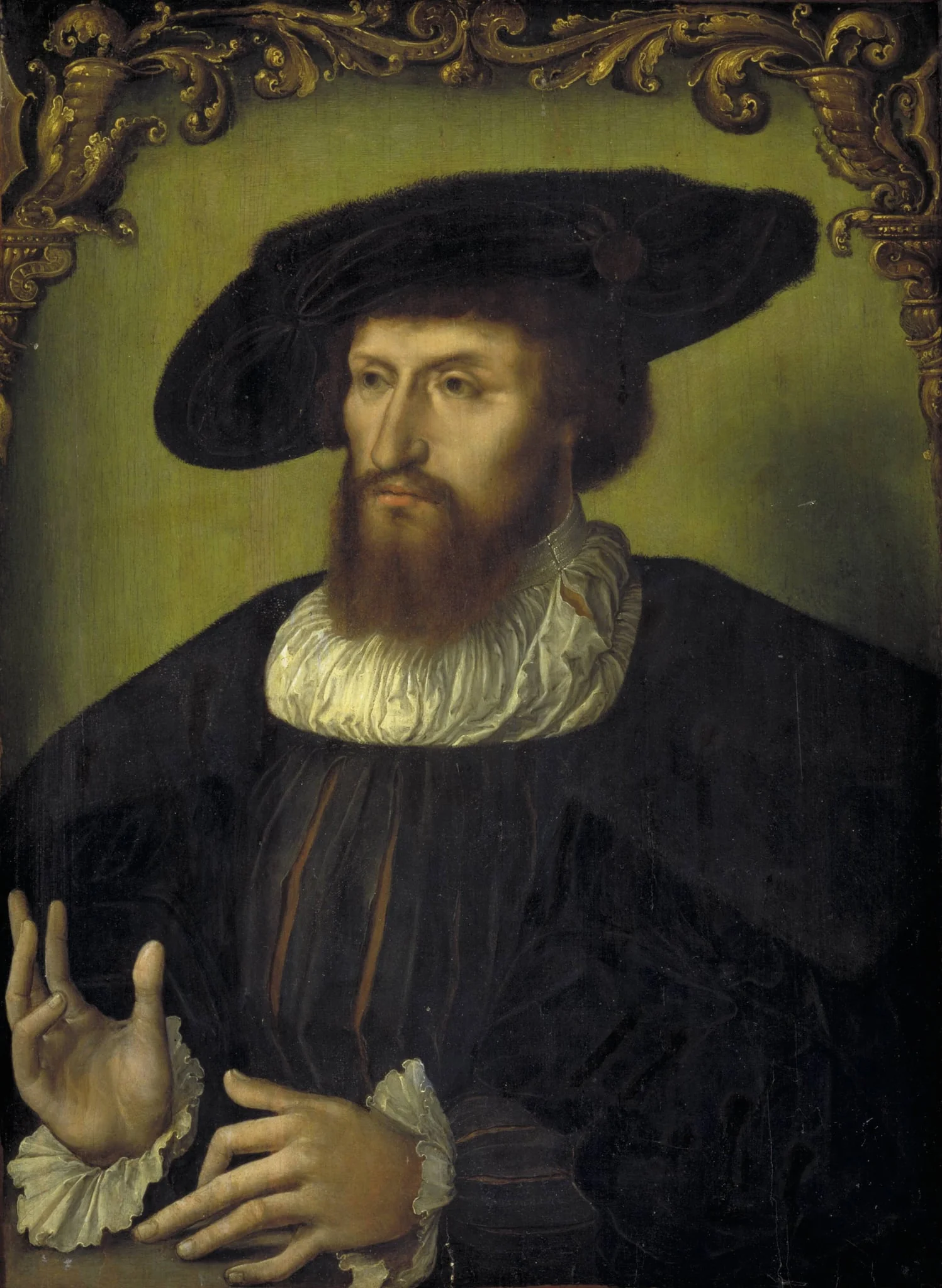 Portrait of the Danish King Christian II, by Unknown, unspecified, 1550