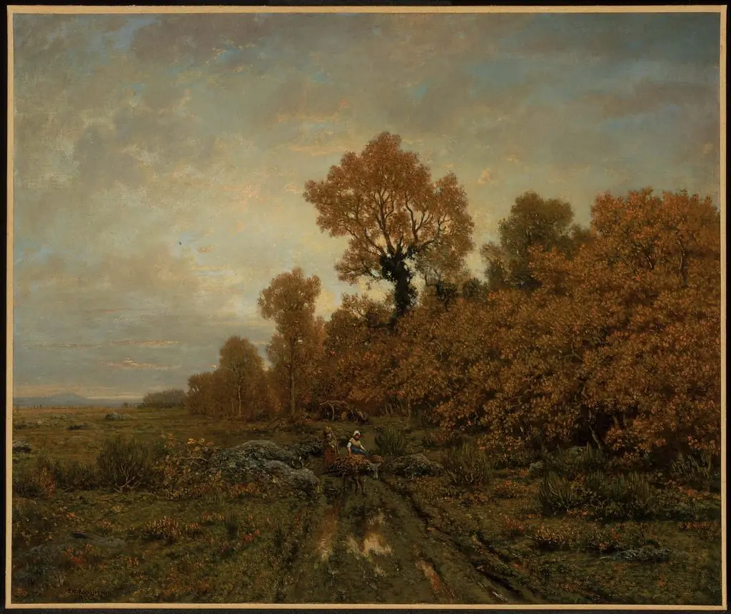 Gathering Wood in the Forest of Fontainebleau