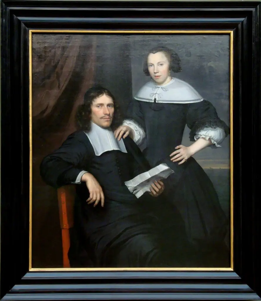 Portrait of an unknown couple