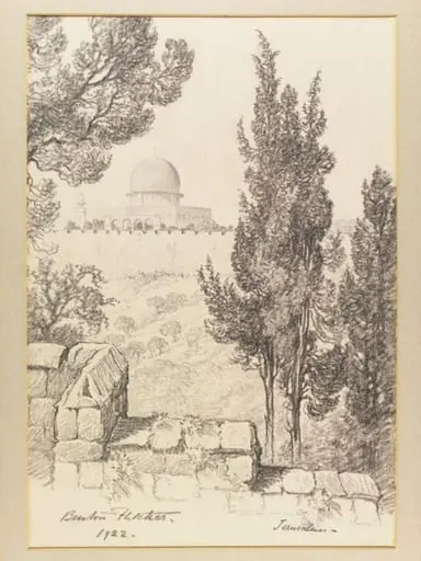 The Dome of the Rock, from the Mount of Olives