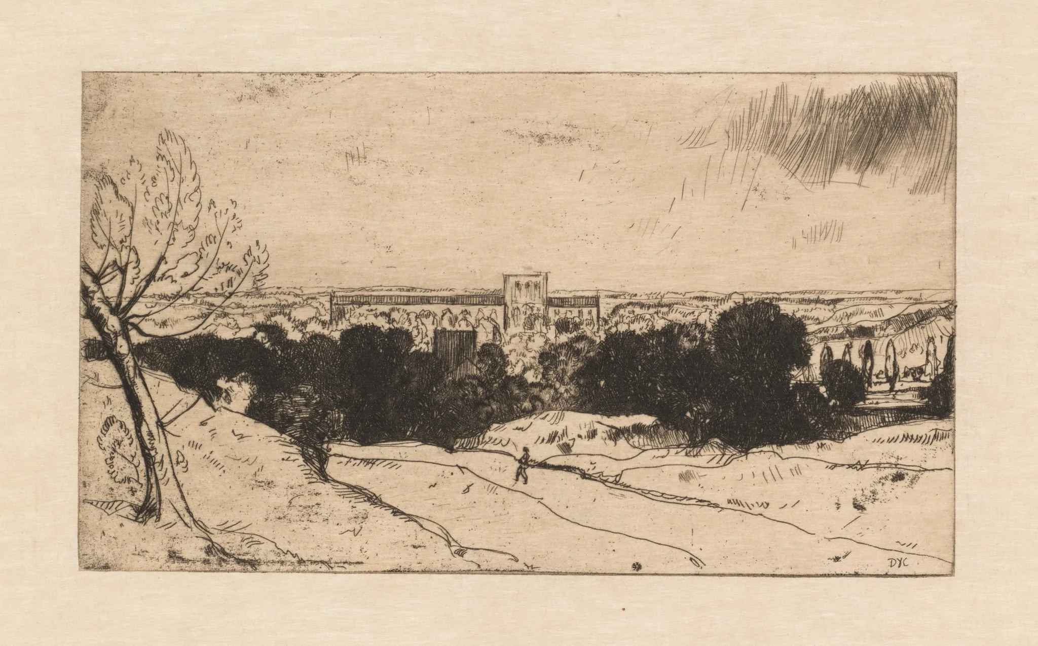 Distant View of Winchester and St. Croix, by David Young Cameron, 1902