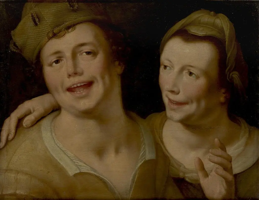 A Man and Woman Singing