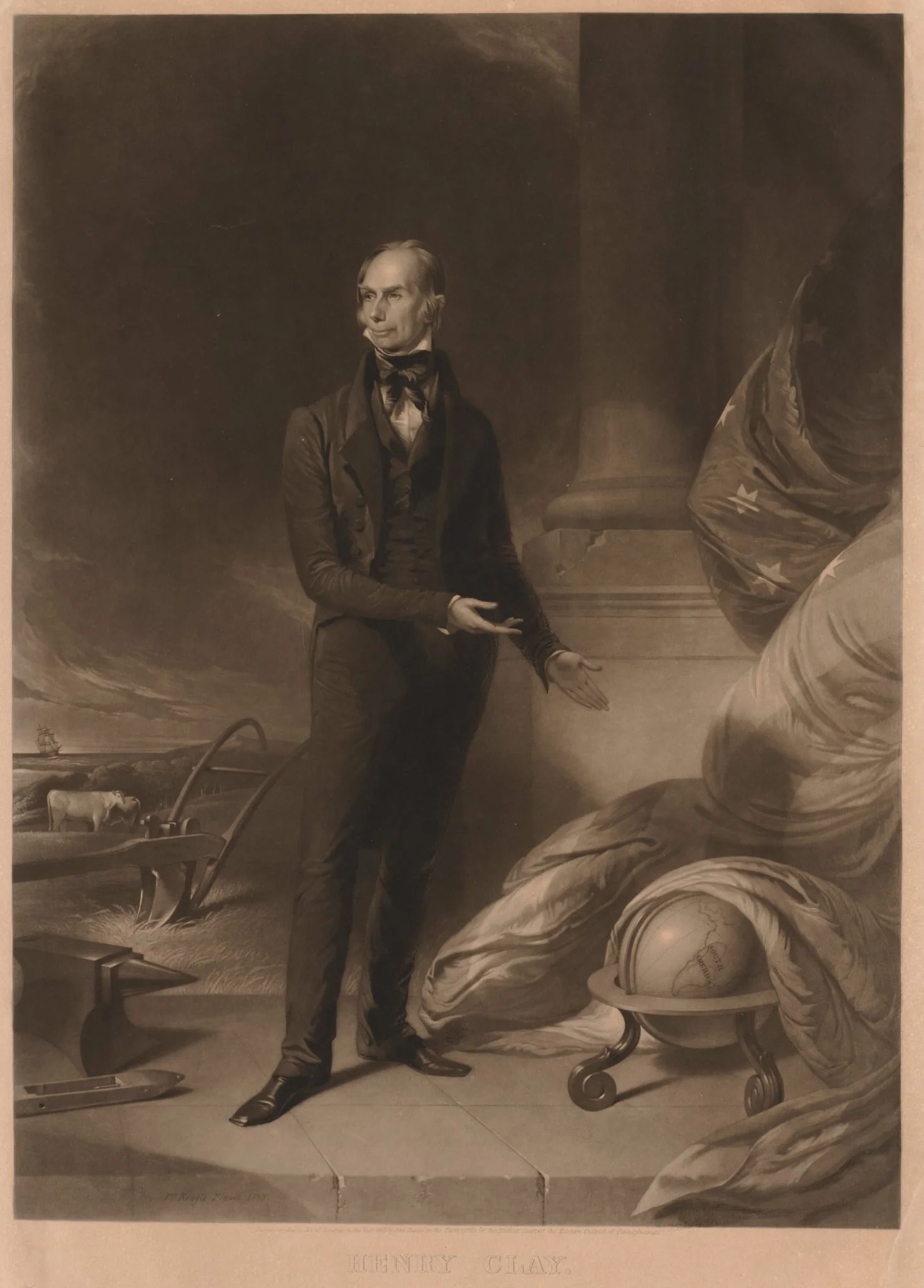 Henry Clay, by William Sartain, 1843
