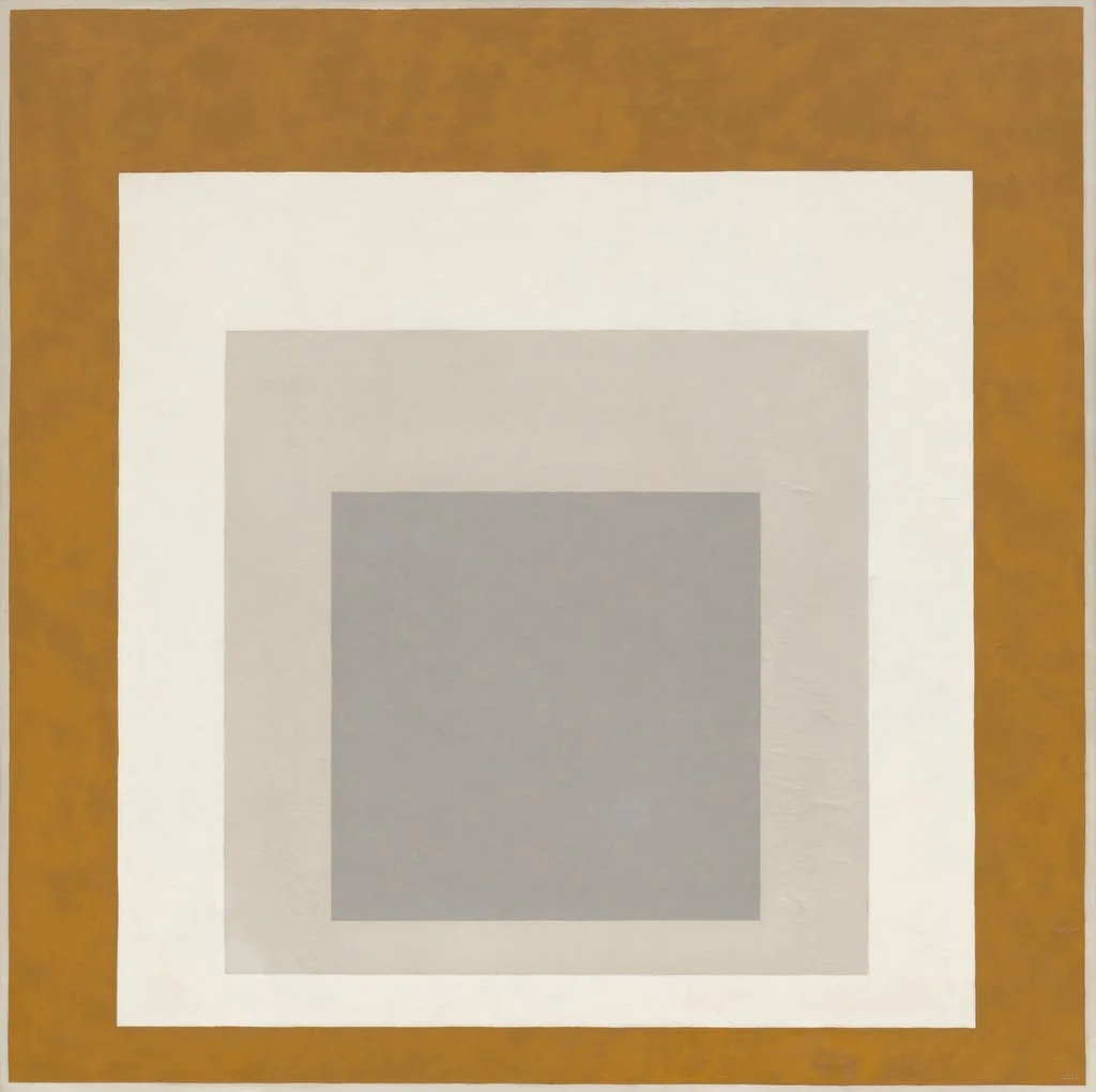 Untitled, by Josef Albers, oil, 1951