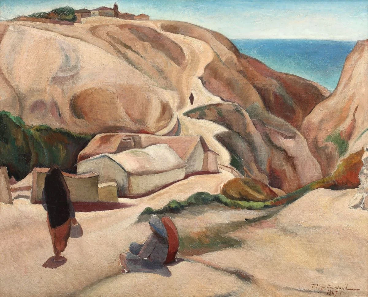 Tătăroaice la Balcic, by Tache Papatriandafil, unspecified, 1927