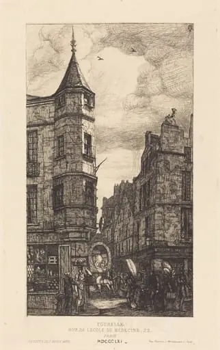 Tourelle, Rue de l'École de Médecine, 22, Paris