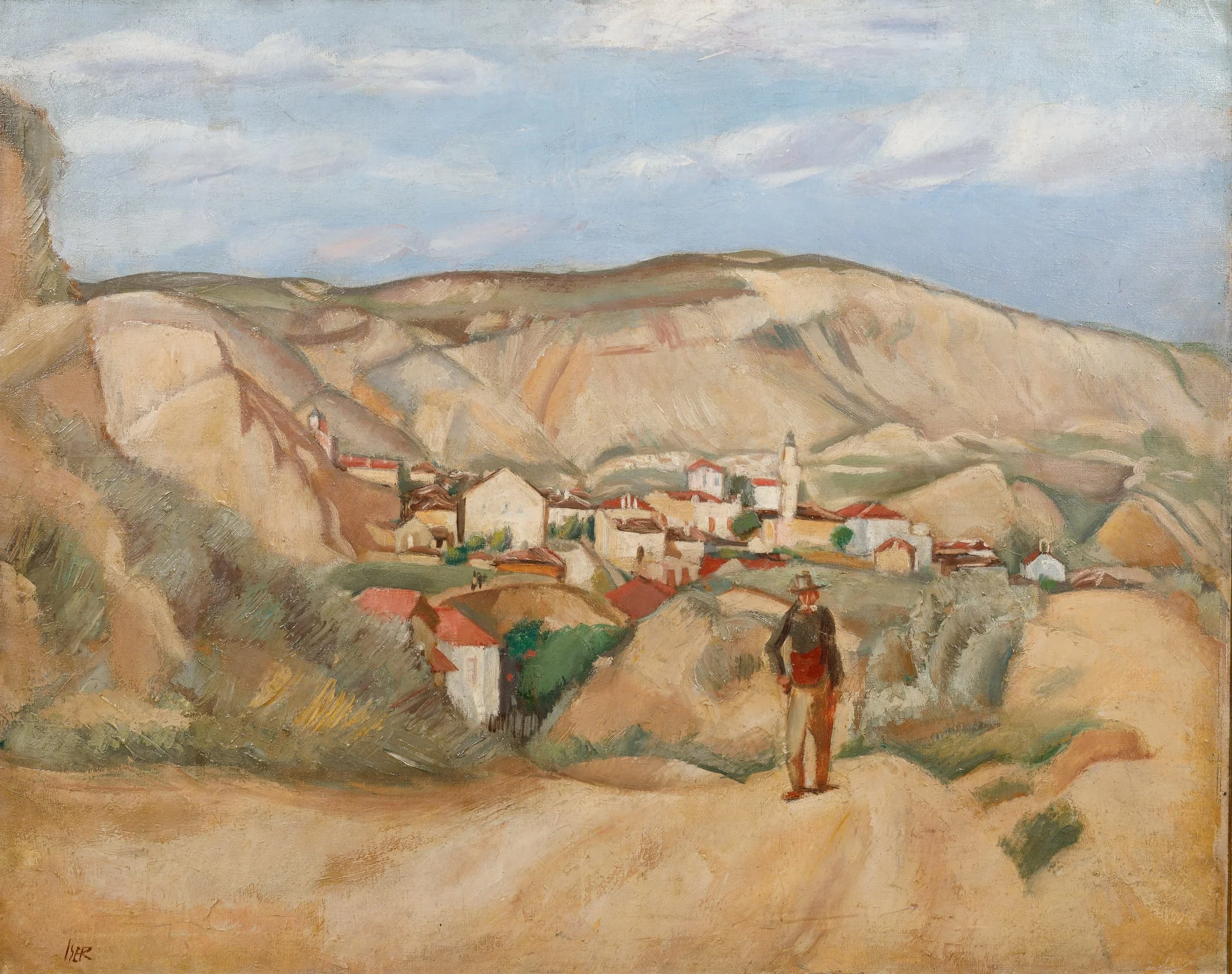 Peisaj din Dobrogea (Balcic), by Iosif Iser, 1919