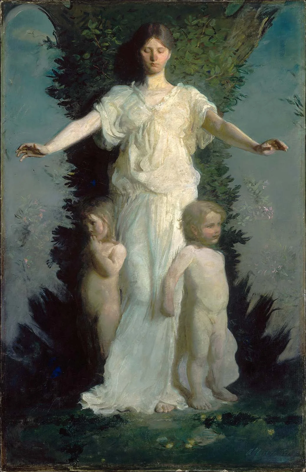 Caritas, by Abbott Handerson Thayer, oil, 1895