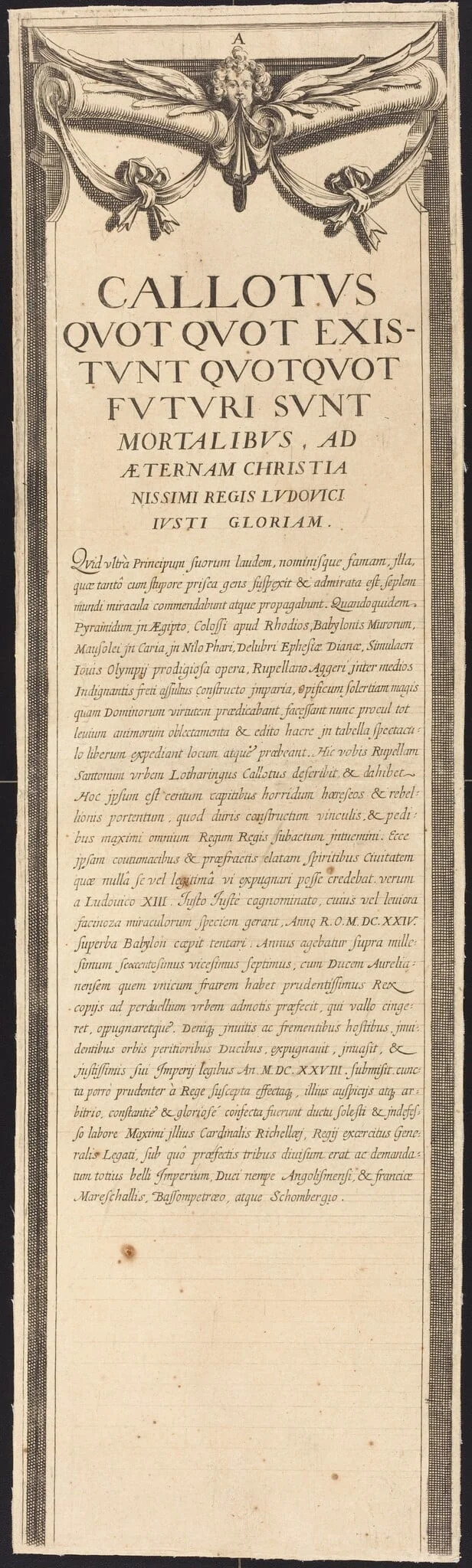 The Siege of La Rochelle [plate 8 of 16;  set comprises 1952.8.97-112], by French 17th Century, ink, 1630