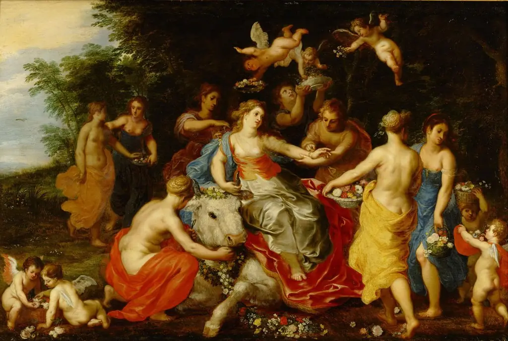 Europa riding the bull