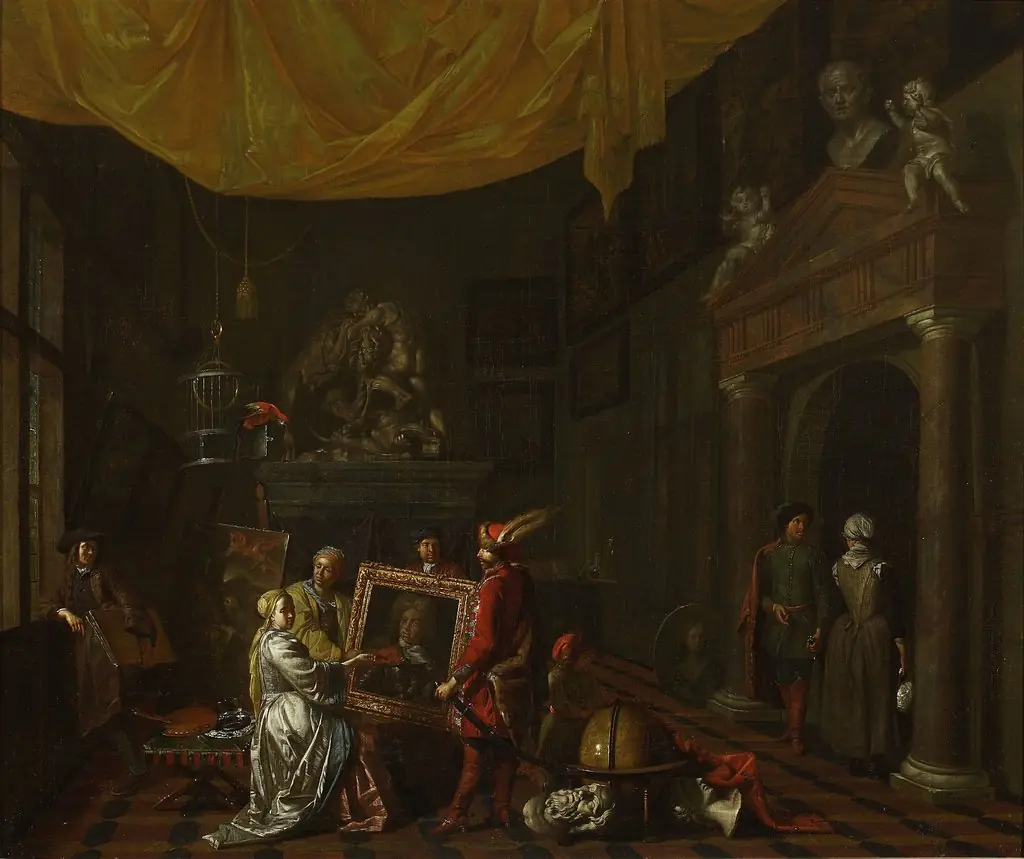 Visit to the painter's studio